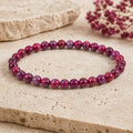 Bracelet Rubis 6 mm – Amour Ardent