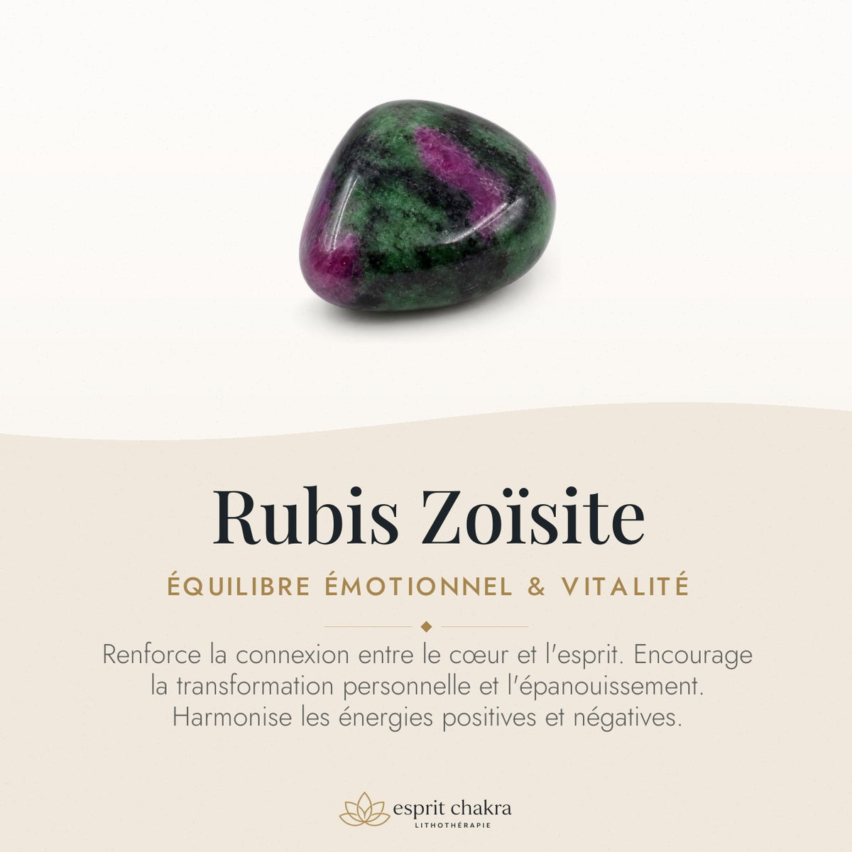 Bracelet Rubis Zoïsite 8 mm – Renaissance Joyeuse — vertus de la pierre