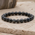 Bracelet Saphir Noir 8 mm – Songe Doux
