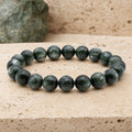 Bracelet Séraphinite 10 mm – Harmonie de l’Élévation