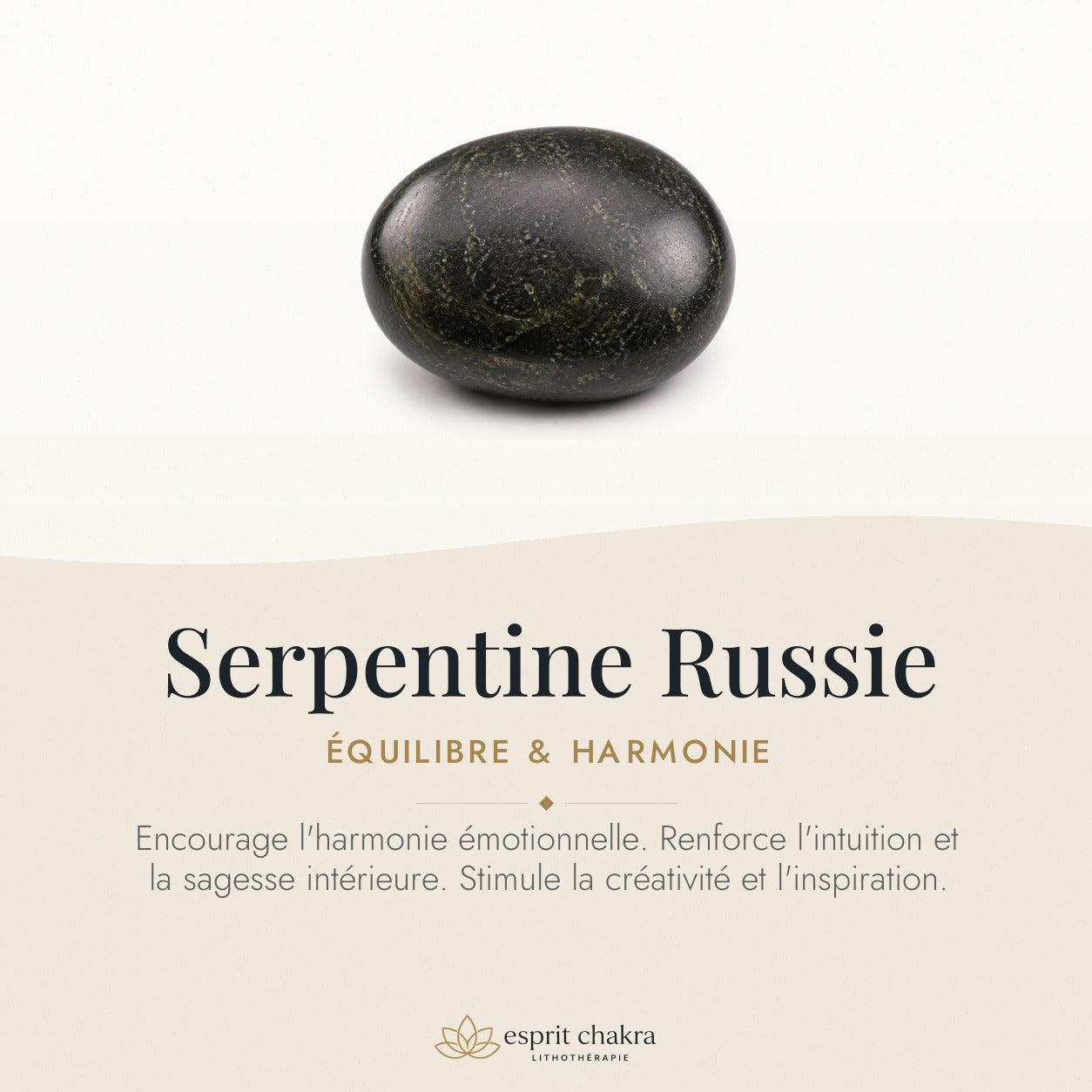 Bracelet Serpentine 8 mm – Éveil Tranquille — vertus de la pierre