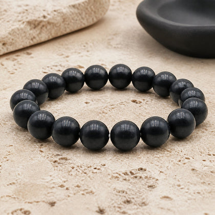 Bracelet Shungite 10 mm – Silence Protecteur