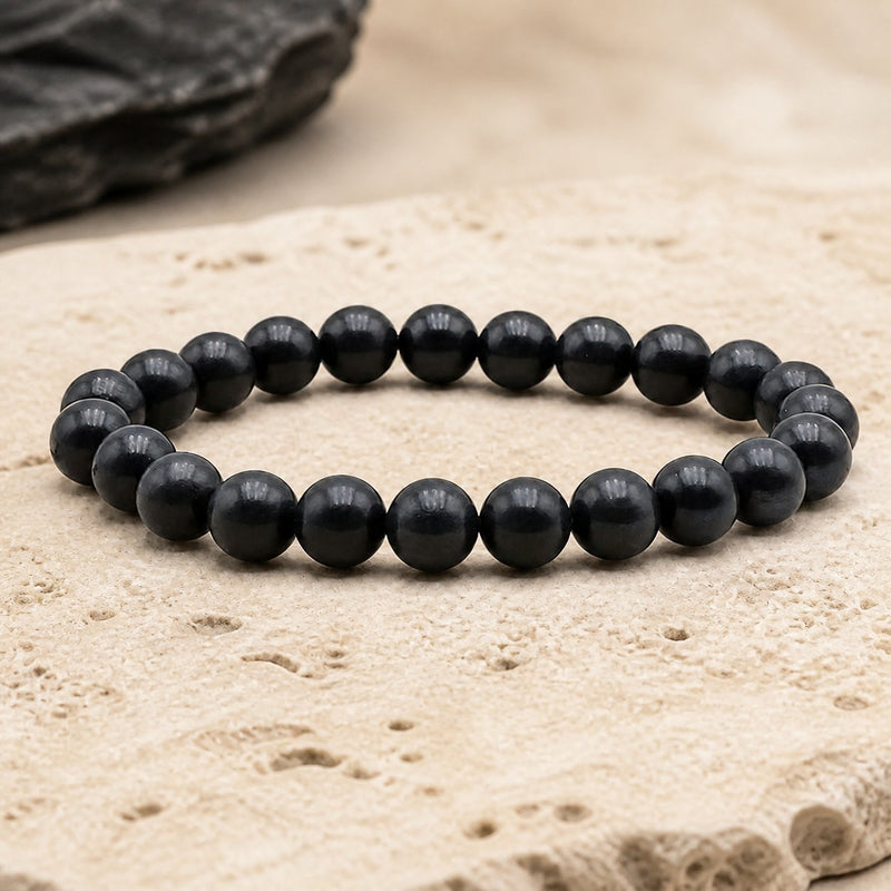 Bracelet Shungite 8 mm – Renouveau Léger