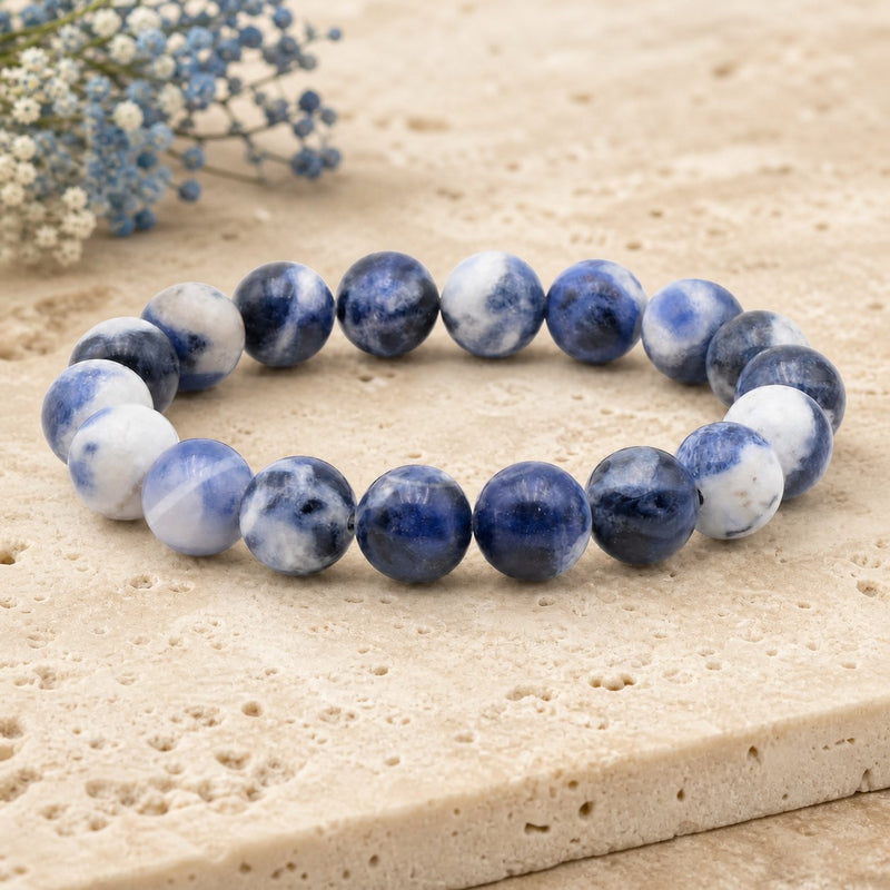 Bracelet Sodalite 10 mm – Parole Apaisée