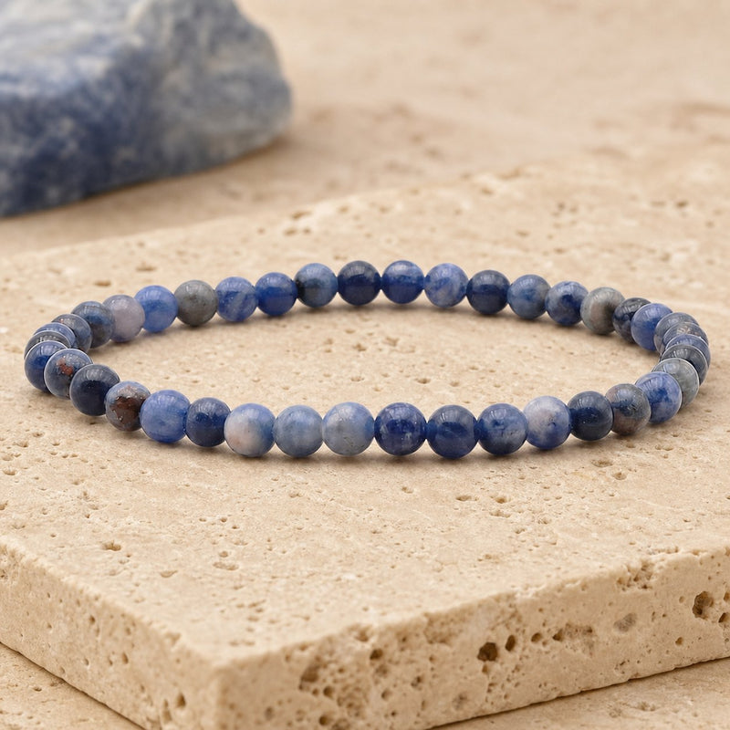 Bracelet Sodalite 4 mm – Justesse de l’Écoute