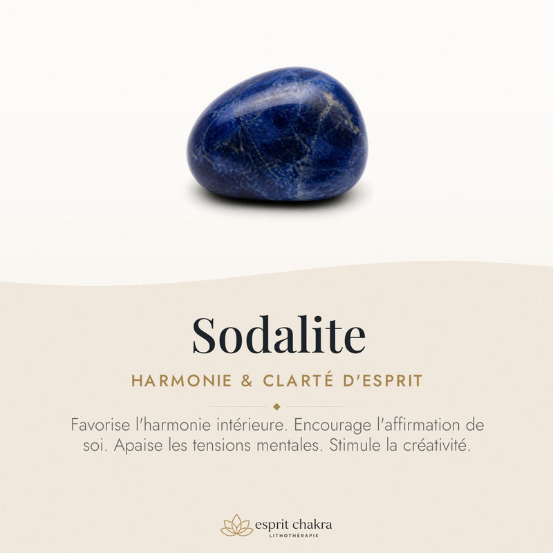Bracelet Sodalite 6 mm – Esprit Limpide