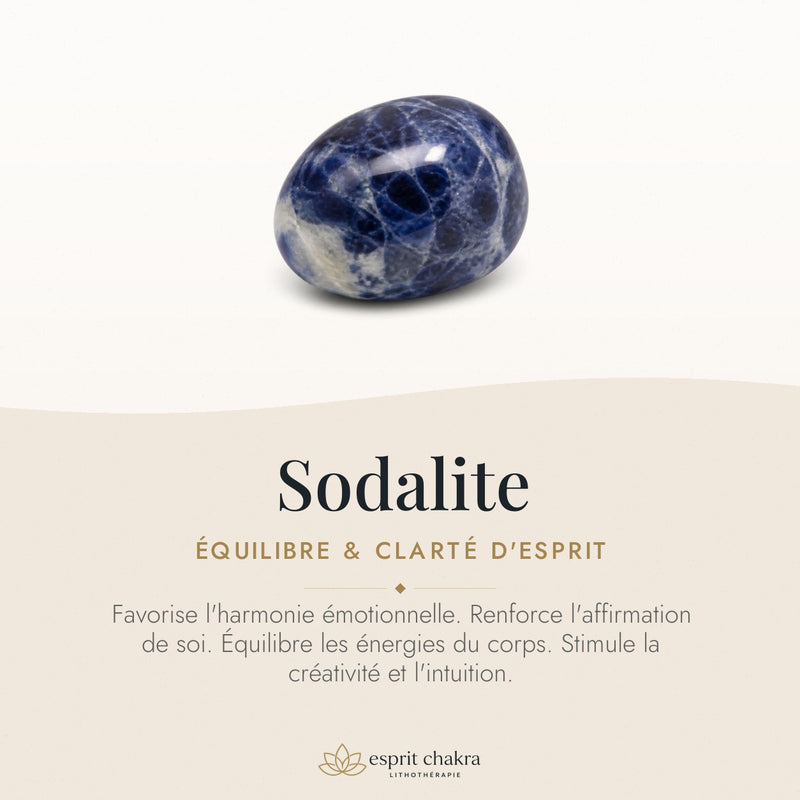 Bracelet Sodalite 6 mm – Voix Assurée