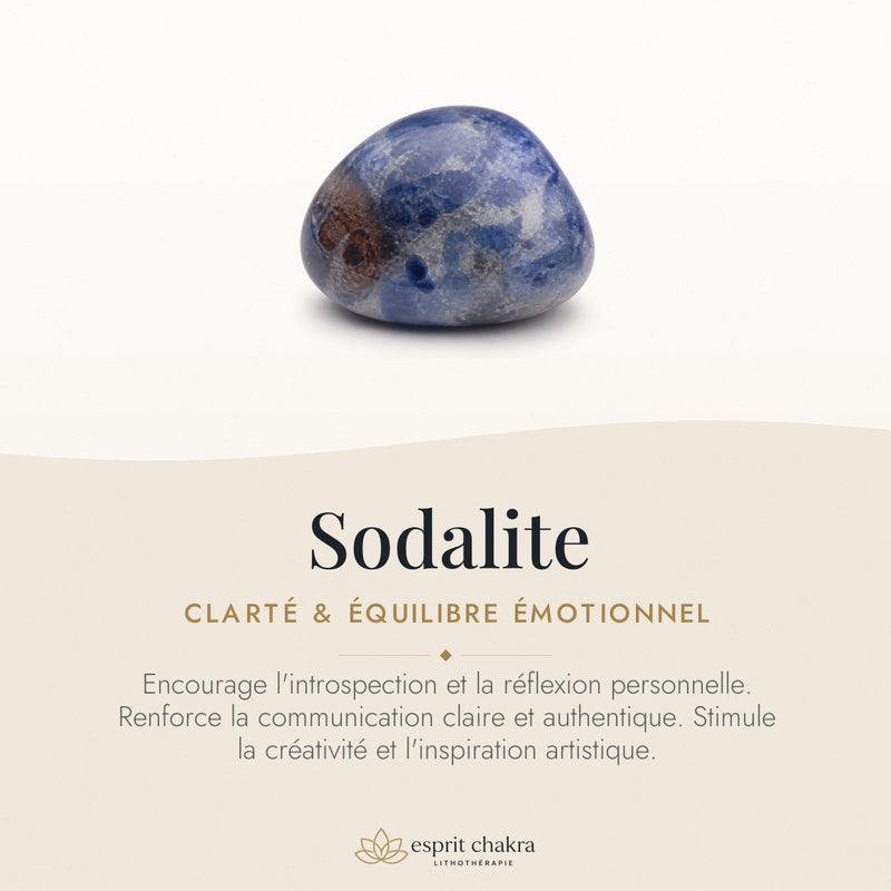 Bracelet Sodalite 8 mm – Franchise Douce