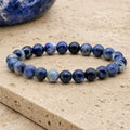 Bracelet Sodalite 8 mm – Netteté des Idées