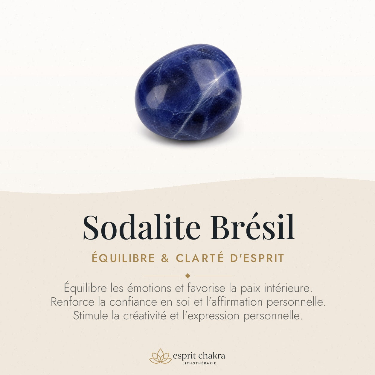 Bracelet Sodalite 8 mm – Renaissance Sereine — vertus de la pierre
