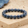 Bracelet Spinelle Bleue 10 mm – Assurance Calme