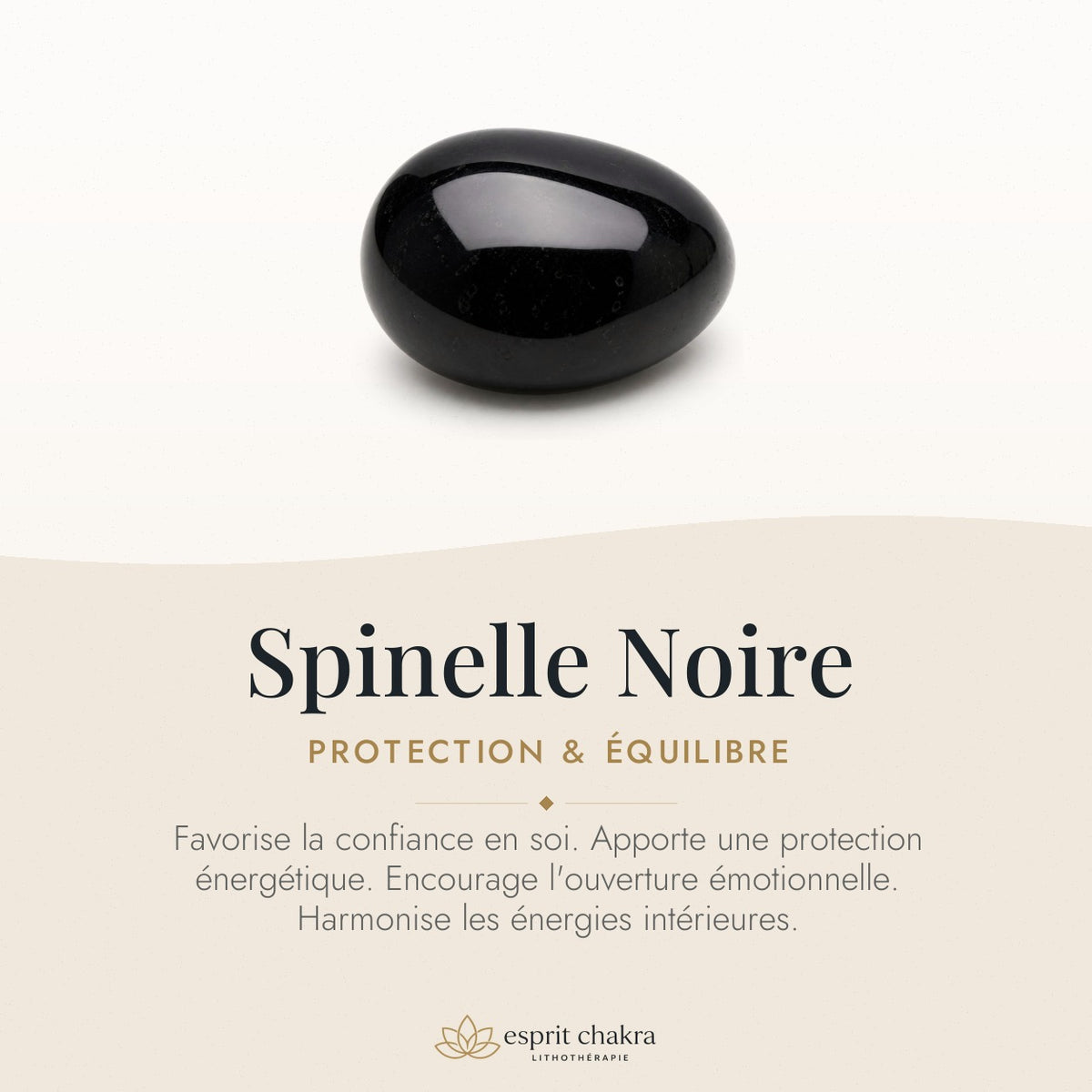 Bracelet Spinelle Noire 6 mm – Débuts Sereins — vertus de la pierre