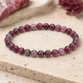 Bracelet Spinelle Rouge 6 mm – Volonté Vive