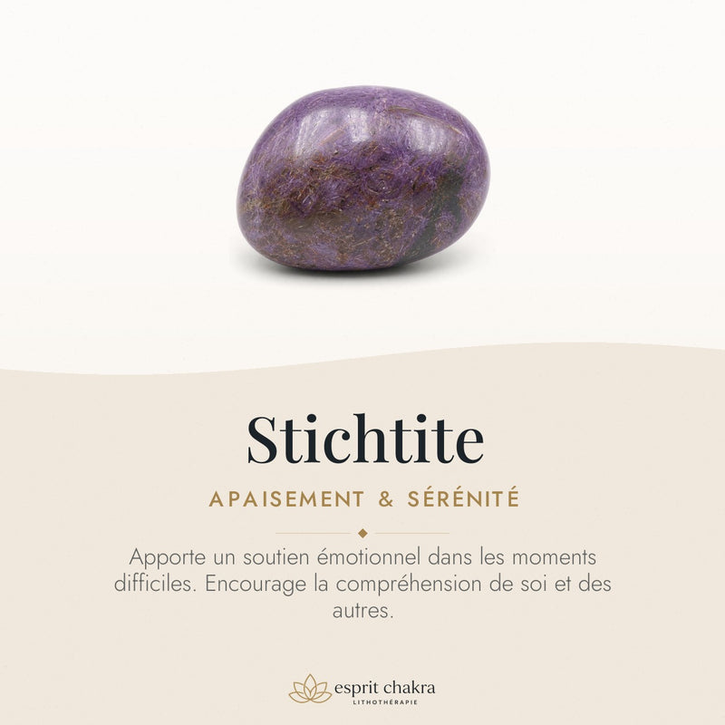 Bracelet Stichtite 10 mm – Apaisement Doux