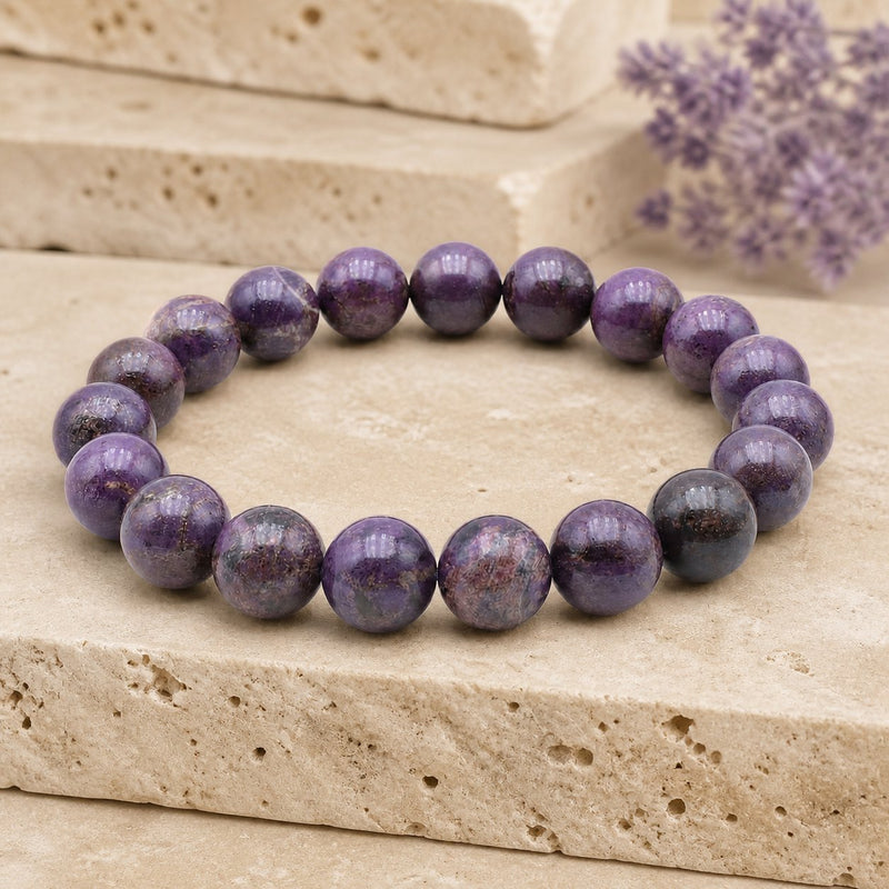 Bracelet Stichtite 10 mm – Apaisement Doux