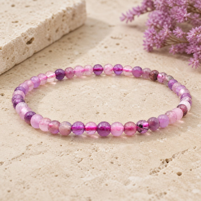 Bracelet Super Seven 4 mm – Éveil de l’Âme