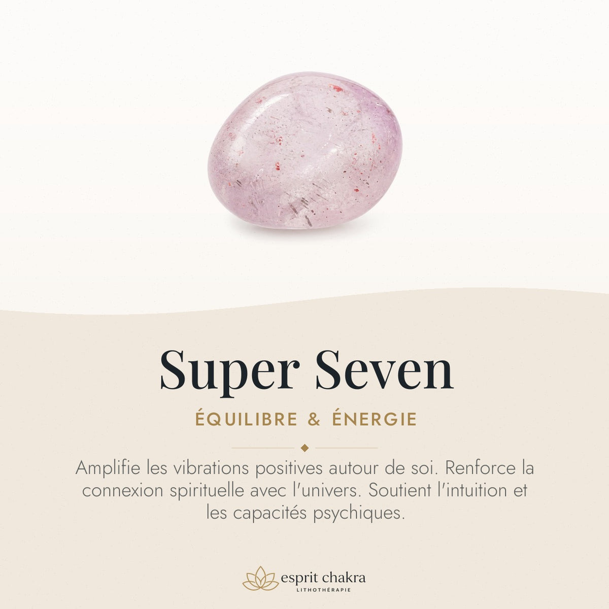Bracelet Super Seven 8 mm – Envol Doux — vertus de la pierre