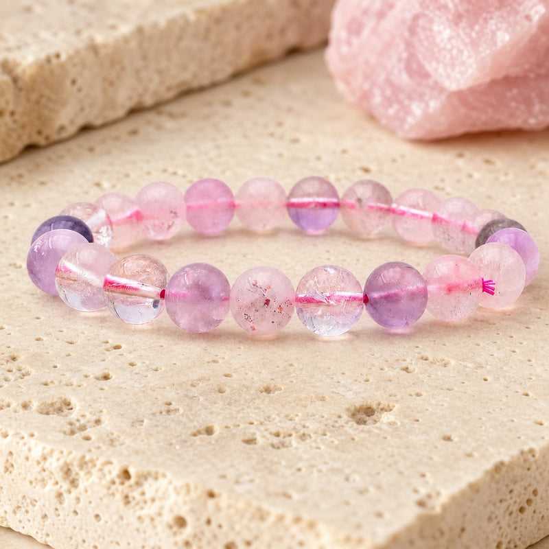 Bracelet Super Seven 8 mm – Envol Doux