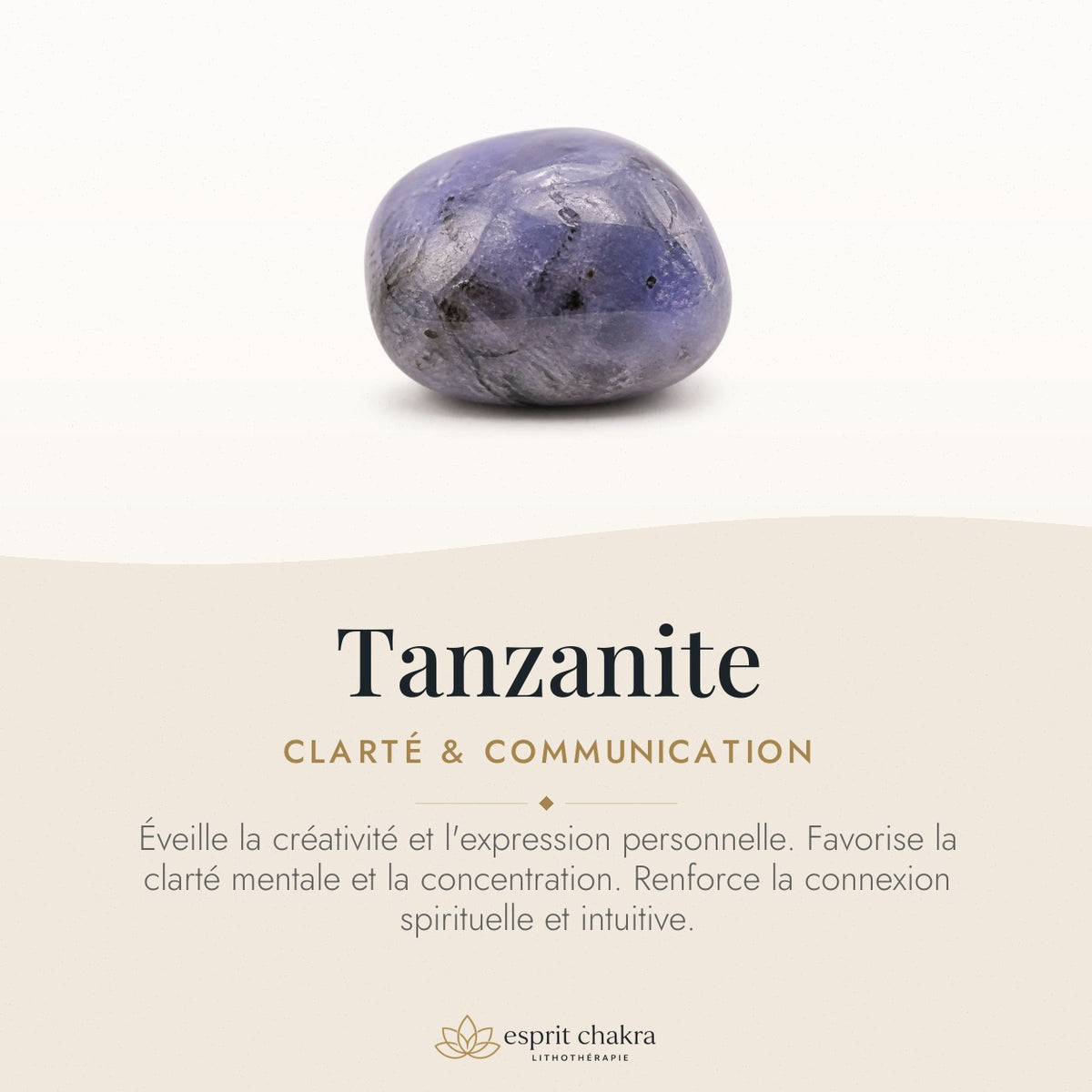 Bracelet Tanzanite 8 mm – Clarté de l’Élévation — vertus de la pierre