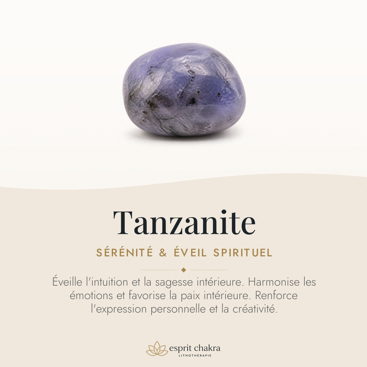 Bracelet Tanzanite 8 mm – Éveil Serein — vertus de la pierre
