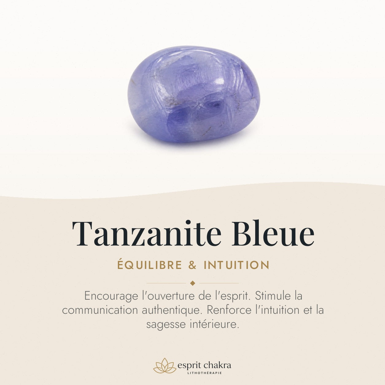 Bracelet Tanzanite Bleue 6 mm – Élévation de l’Intuition — vertus de la pierre