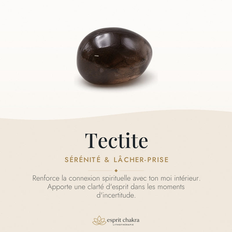 Bracelet Tectite 10 mm – Sérénité du Lâcher-prise