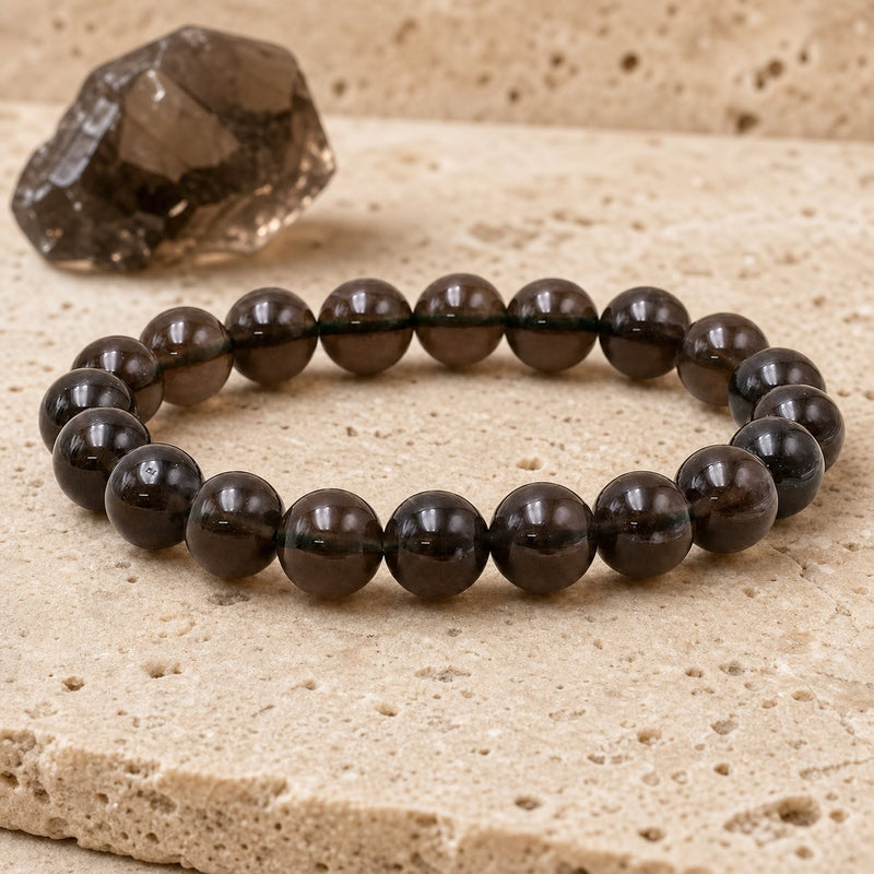 Bracelet Tectite 10 mm – Sérénité du Lâcher-prise