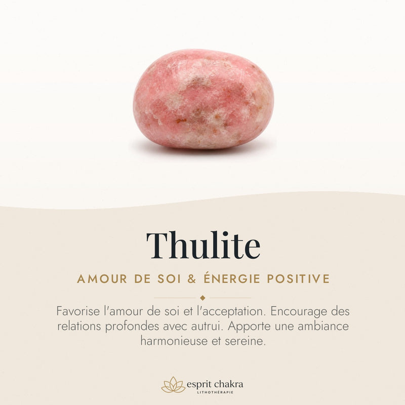Bracelet Thulite 10 mm – Estime Retrouvée