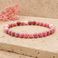 Bracelet Thulite 6 mm – Calme Simple