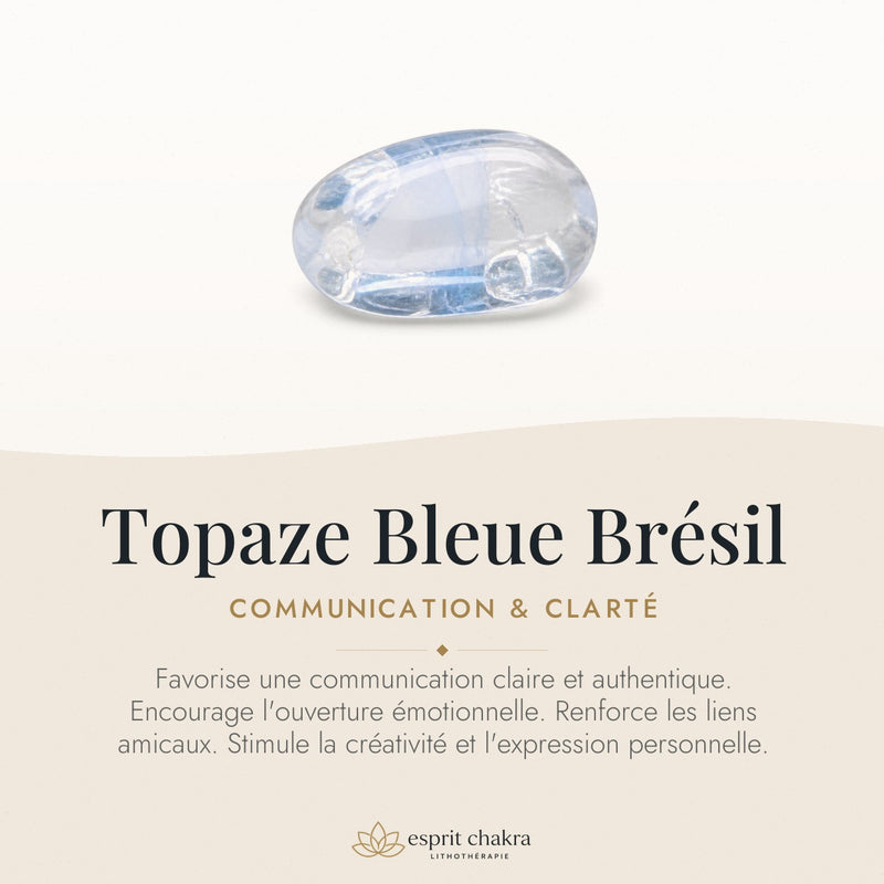Bracelet Topaze Bleue 4 mm – Justesse du Propos