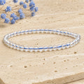 Bracelet Topaze Bleue 4 mm – Justesse du Propos