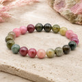 Bracelet Tourmaline Multicolore 10 mm – Protection des Nuances