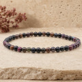 Bracelet Tourmaline Multicolore 4 mm – Diversité Sereine