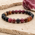 Bracelet Tourmaline Multicolore 8 mm – Paix des Jours