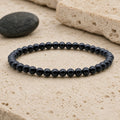 Bracelet Tourmaline Noire 4 mm – Paix du Matin