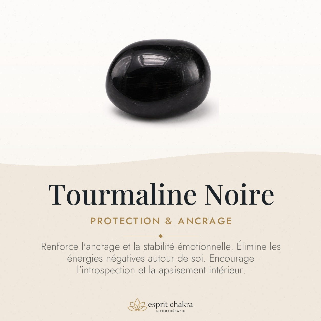 Bracelet Tourmaline Noire 6 mm – Sérénité Douce — vertus de la pierre