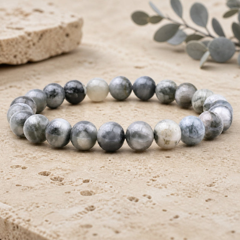 Bracelet Tourmaline Oeil de Chat 8 mm – Quiétude Douce