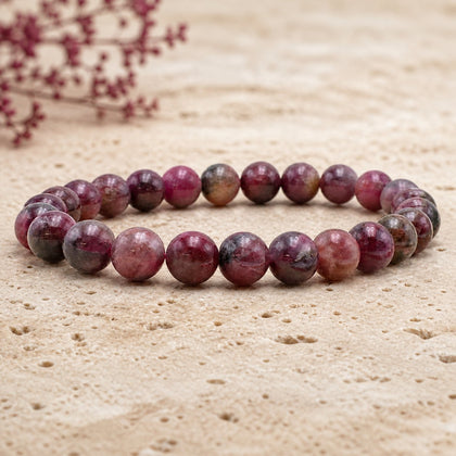 Bracelet Tourmaline Polychrome 8 mm – Élan Équilibré
