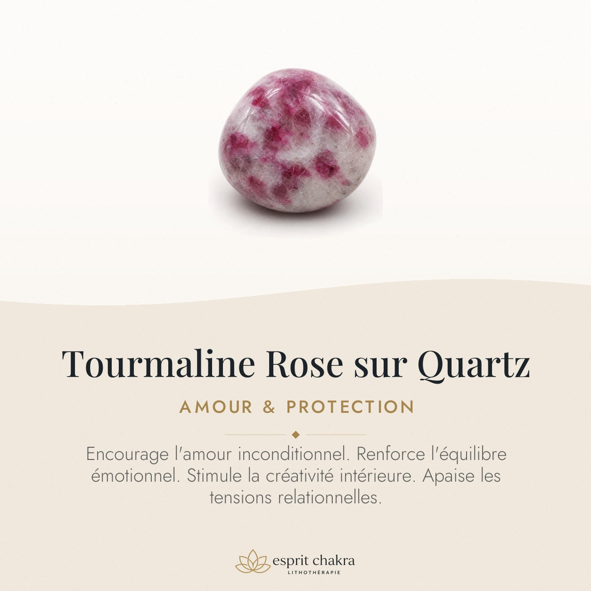 Bracelet Tourmaline Rose 4 mm – Quiétude Simple — vertus de la pierre