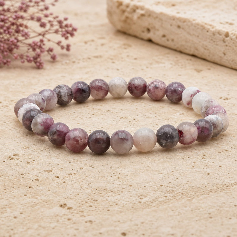 Bracelet Tourmaline Rose 6 mm – Repos Serein