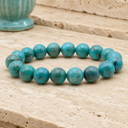 Bracelet Turquoise 10 mm – Départ Confiant
