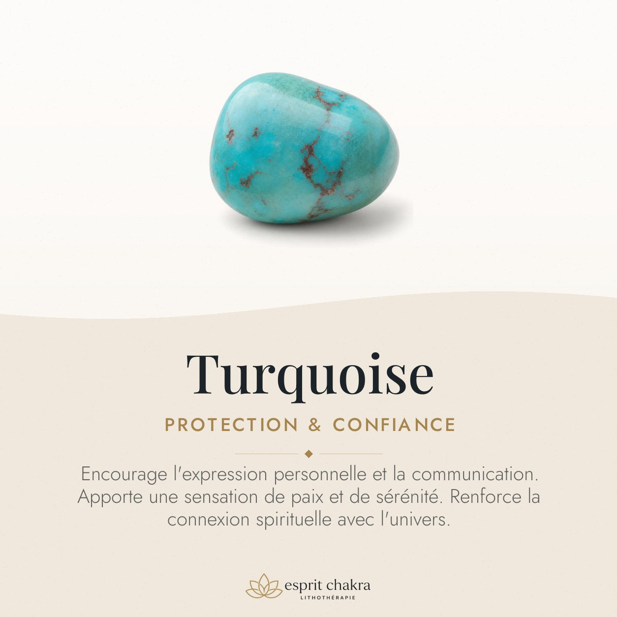 Bracelet Turquoise 4 mm – Sérénité de l’Ailleurs — vertus de la pierre