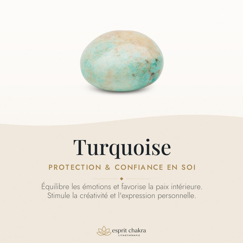 Bracelet Turquoise 8 mm – Apaisement Tranquille