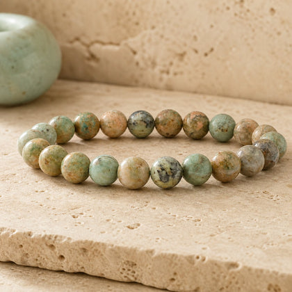 Bracelet Turquoise 8 mm – Apaisement Tranquille