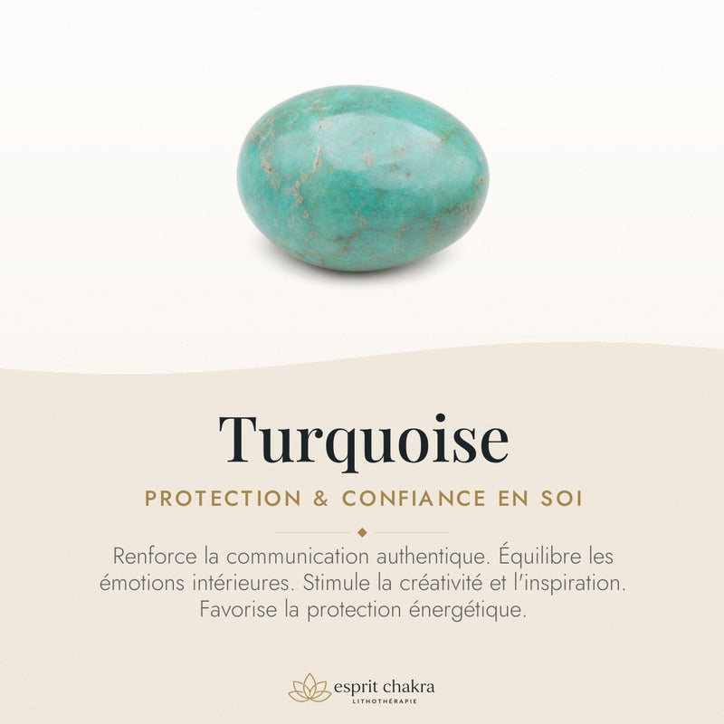 Bracelet Turquoise 8 mm – Confiance Fidèle