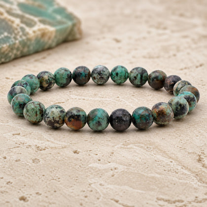 Bracelet Turquoise 8 mm – Confiance Paisible