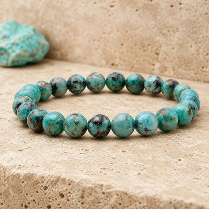 Bracelet Turquoise 8 mm – Confiance Sereine
