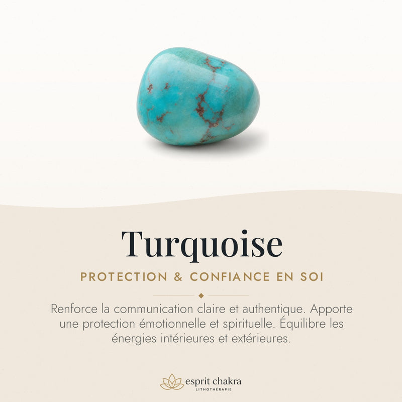 Bracelet Turquoise 8 mm – Confiance Simple
