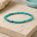 Bracelet Turquoise du Tibet 6 mm – Souffle Clair