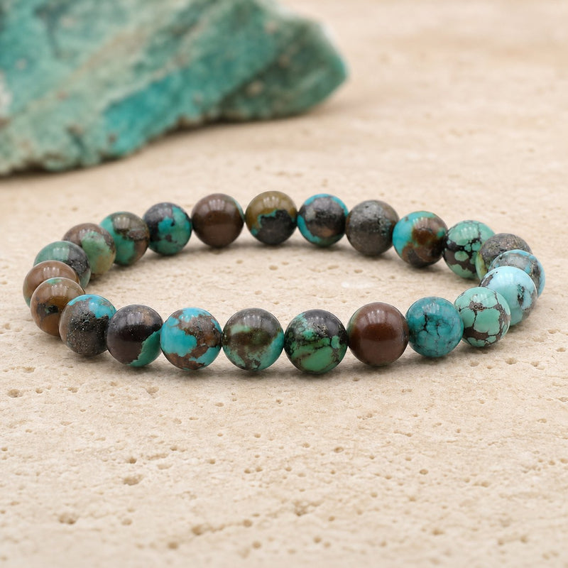 Bracelet Turquoise sur Matrix 10 mm – Équilibre